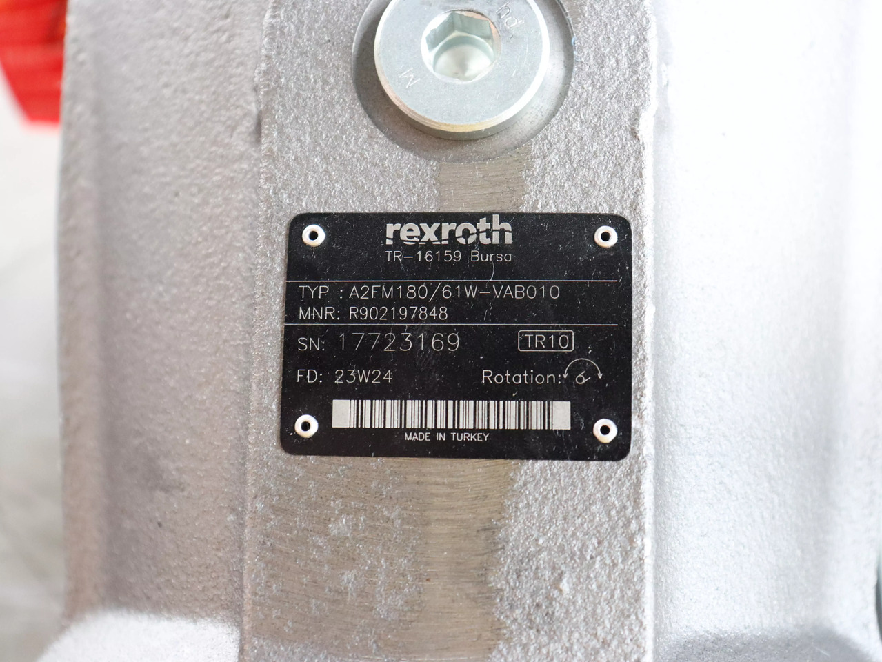 REXROTH A2FM180/61W-VAB010 - Hidraulikus motor - Építőipari gépek: 4 kép. REXROTH A2FM180/61W-VAB010 - Hidraulikus motor - Építőipari gépek: 4 kép.