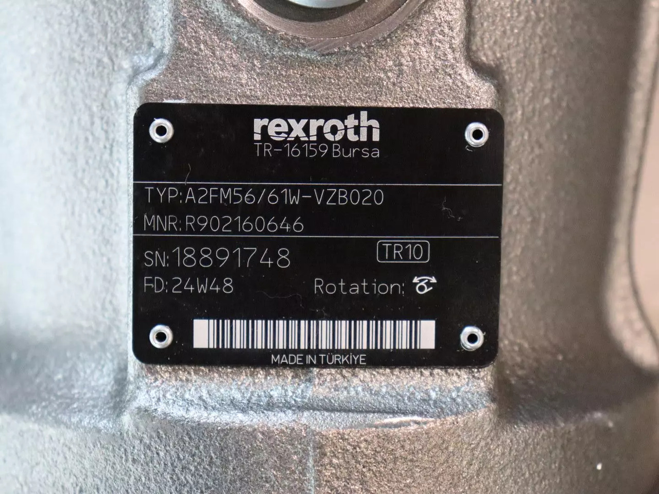 REXROTH A2FM56/61W-VZB020 - Hidraulikus motor - Építőipari gépek: 4 kép. REXROTH A2FM56/61W-VZB020 - Hidraulikus motor - Építőipari gépek: 4 kép.
