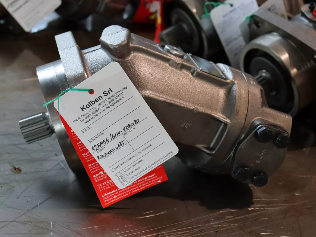 REXROTH A2FM56/61W-VZB020 - Hidraulikus motor - Építőipari gépek: 1 kép. REXROTH A2FM56/61W-VZB020 - Hidraulikus motor - Építőipari gépek: 1 kép.