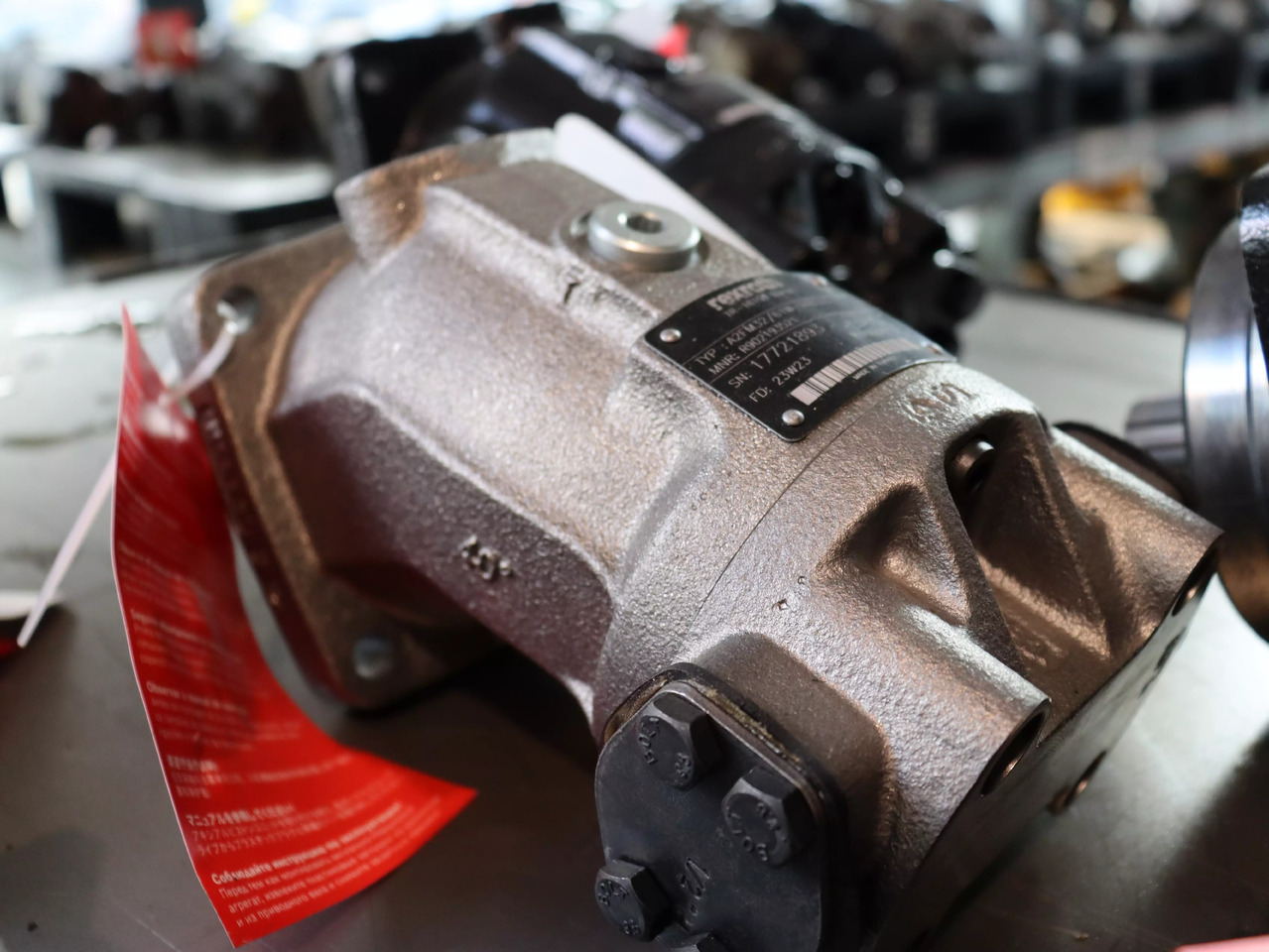 REXROTH A2FM63/61W-VAB020 - Hidraulikus motor - Építőipari gépek: 1 kép. REXROTH A2FM63/61W-VAB020 - Hidraulikus motor - Építőipari gépek: 1 kép.