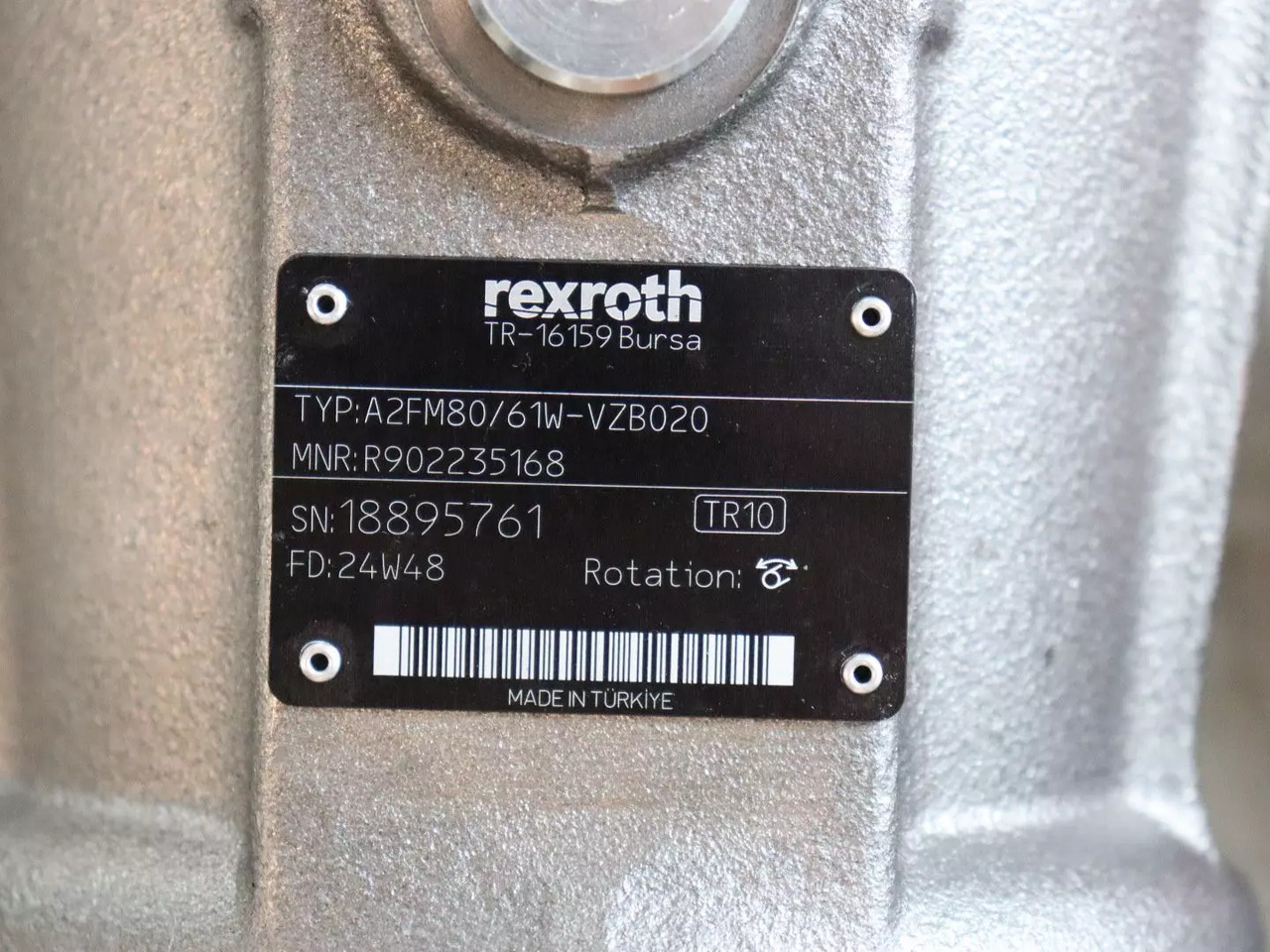 REXROTH A2FM80/61W-VZB020 - Hidraulikus motor - Építőipari gépek: 4 kép. REXROTH A2FM80/61W-VZB020 - Hidraulikus motor - Építőipari gépek: 4 kép.