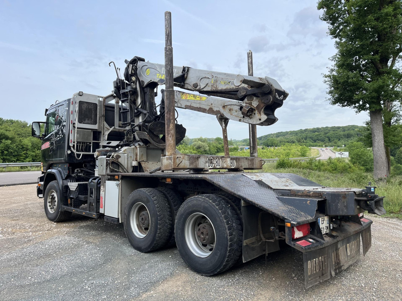 SCANIA R 580 CB6x4EHZ - Alvaz teherautó: 3 kép. SCANIA R 580 CB6x4EHZ - Alvaz teherautó: 3 kép.