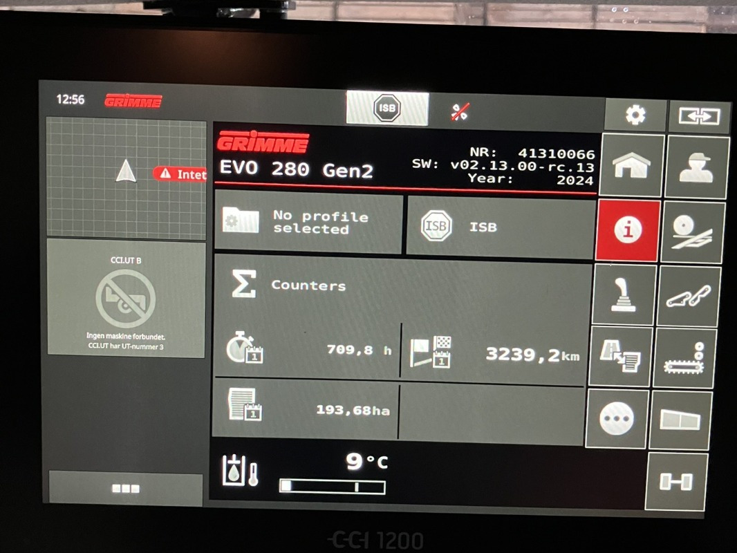 Grimme EVO 280 ClodSep Gen II - Betakarító gép: 3 kép. Grimme EVO 280 ClodSep Gen II - Betakarító gép: 3 kép.