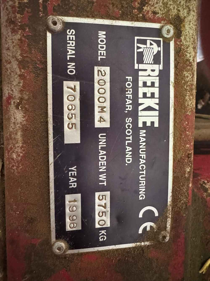REEKIE Clean flow 2000 M4 - Betakarító gép: 4 kép. REEKIE Clean flow 2000 M4 - Betakarító gép: 4 kép.