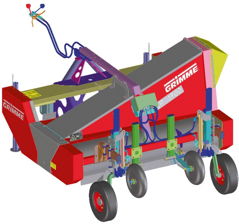 Grimme KP 1700 - Szőlőkombájn: 3 kép. Grimme KP 1700 - Szőlőkombájn: 3 kép.
