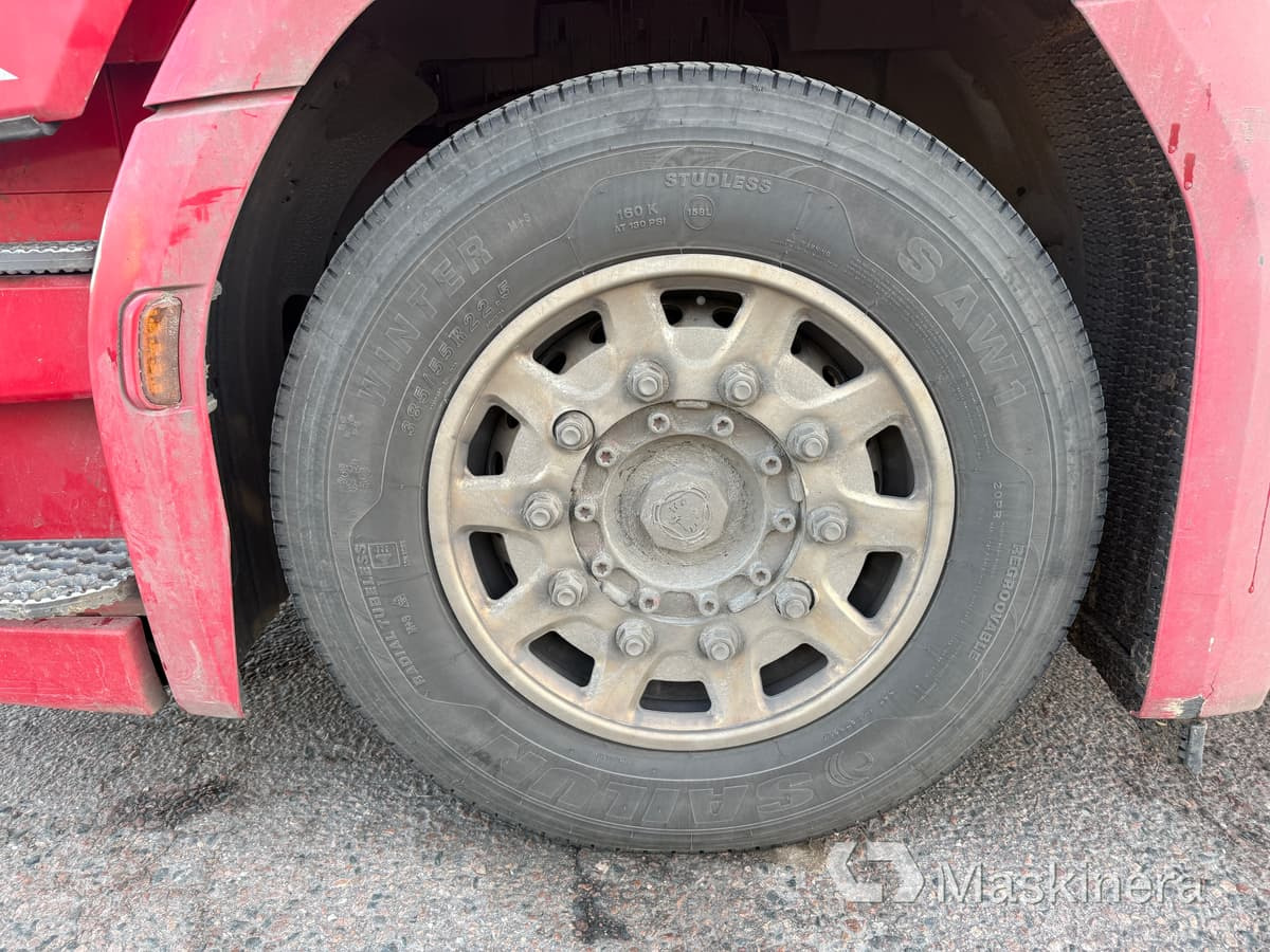 Dobozos felépítményű teherautó Flisekipage Scania R500- Tyllis 3PVH: 17 kép.