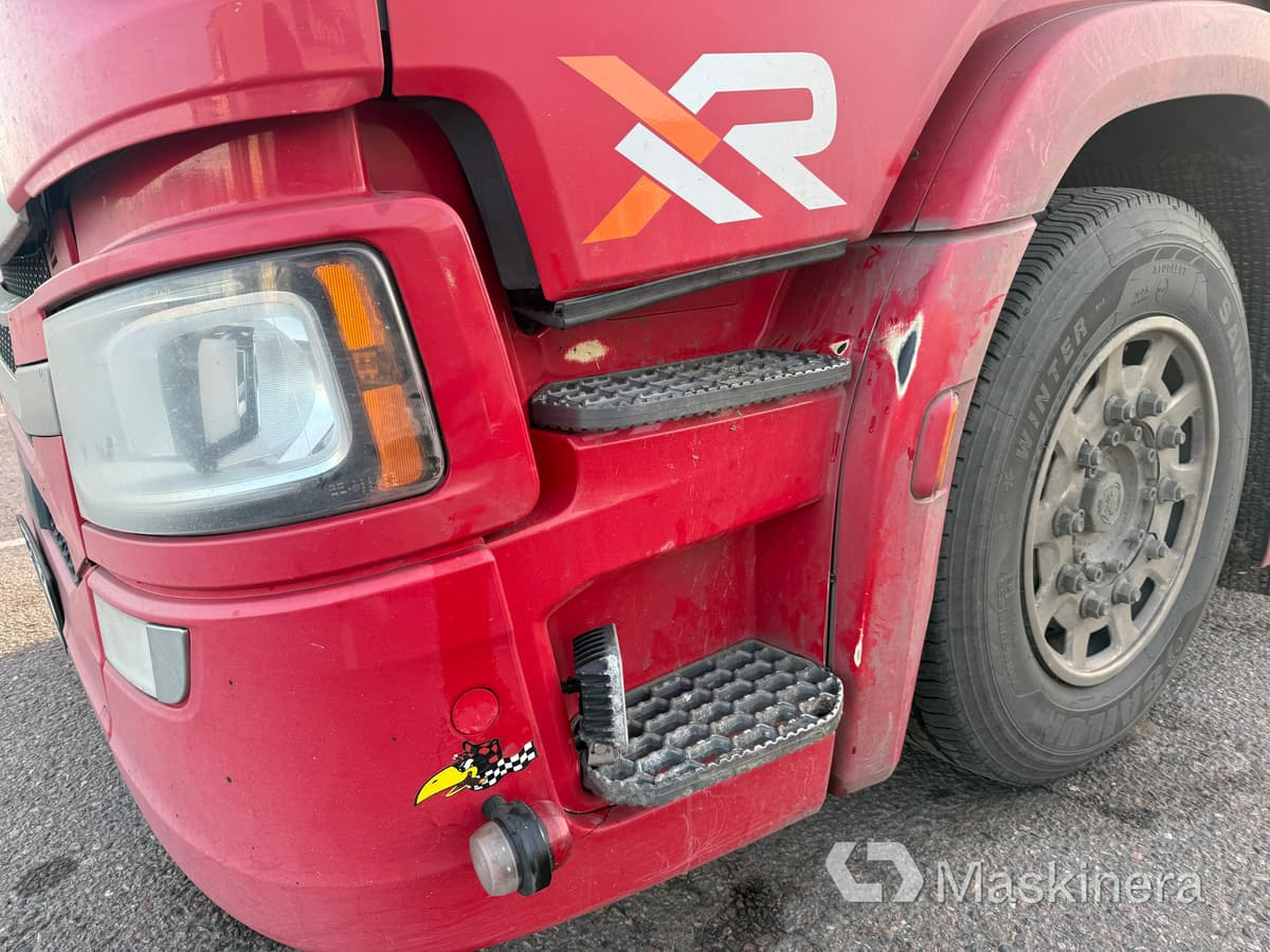 Dobozos felépítményű teherautó Flisekipage Scania R500- Tyllis 3PVH: 16 kép.