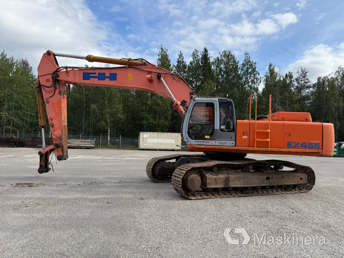 Grävmaskin Hitachi EX455 LC - Lánctalpas kotró: 2 kép. Grävmaskin Hitachi EX455 LC - Lánctalpas kotró: 2 kép.