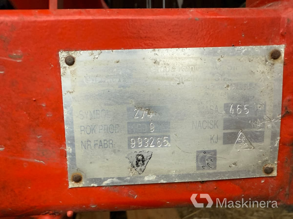 Bálacsomagoló Inplastare Ysta Bale wrap 1600 med sidospakar: 27 kép.