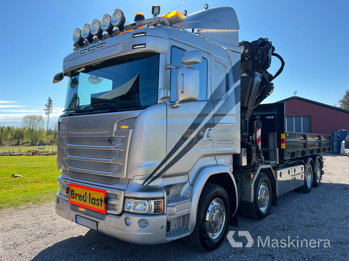 Kranväxlare Scania R450 Fassi F660RA.2.26 med jibb - Horgos rakodó teherautó, Darus autó: 1 kép. Kranväxlare Scania R450 Fassi F660RA.2.26 med jibb - Horgos rakodó teherautó, Darus autó: 1 kép.