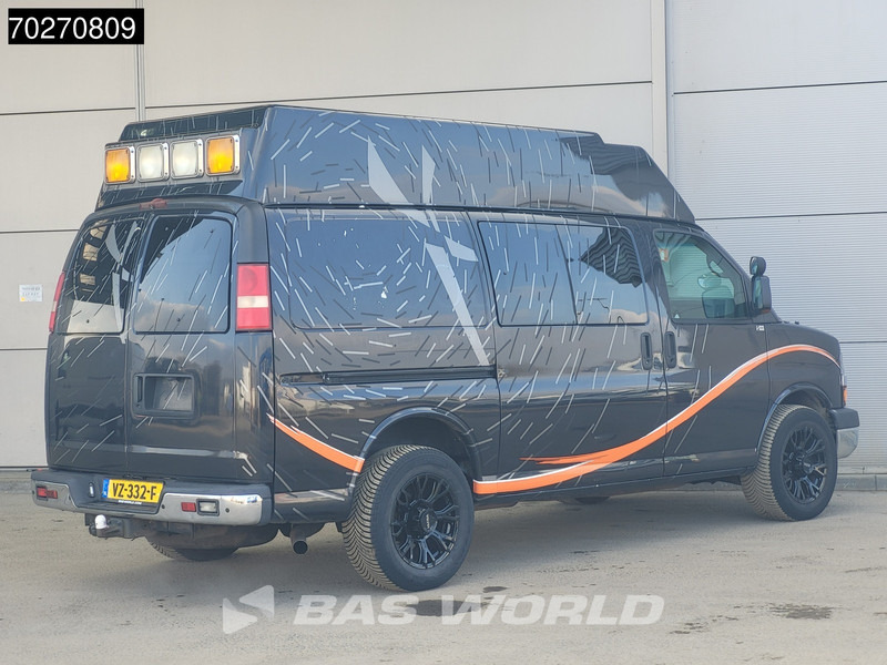 Chevrolet Chevy Van 6.0L V8 MARGE LPG Chevy Van Camper Basis APK 10-2025 GMC Savana 230V aansluiting Airco Camera Cruise 8m3 Airco Trekhaak Cruise c - Kis furgon: 5 kép. Chevrolet Chevy Van 6.0L V8 MARGE LPG Chevy Van Camper Basis APK 10-2025 GMC Savana 230V aansluiting Airco Camera Cruise 8m3 Airco Trekhaak Cruise c - Kis furgon: 5 kép.