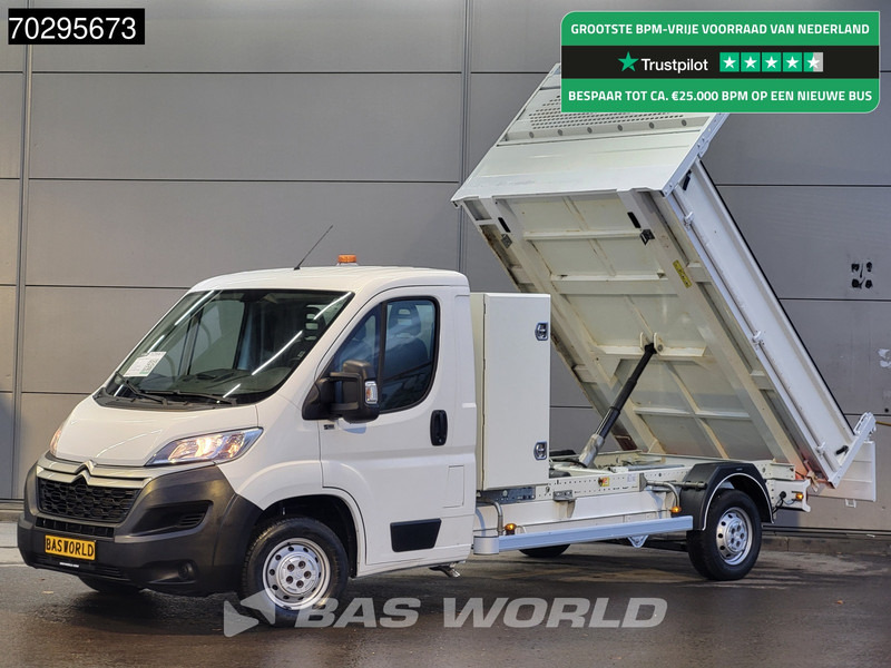 Citroën Jumper 110pk Kipper met Kist Trekhaak Euro6 Tipper Benne Kieper Trekhaak - Billenőplatós kisteherautó: 1 kép. Citroën Jumper 110pk Kipper met Kist Trekhaak Euro6 Tipper Benne Kieper Trekhaak - Billenőplatós kisteherautó: 1 kép.