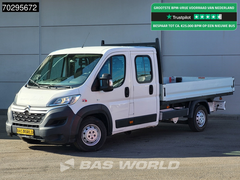 Citroën Jumper 140PK Open Laadbak Dubbel Cabine Airco Euro6 Pritsche Pickup Open Box Airco - Platós kisteherautó: 1 kép. Citroën Jumper 140PK Open Laadbak Dubbel Cabine Airco Euro6 Pritsche Pickup Open Box Airco - Platós kisteherautó: 1 kép.