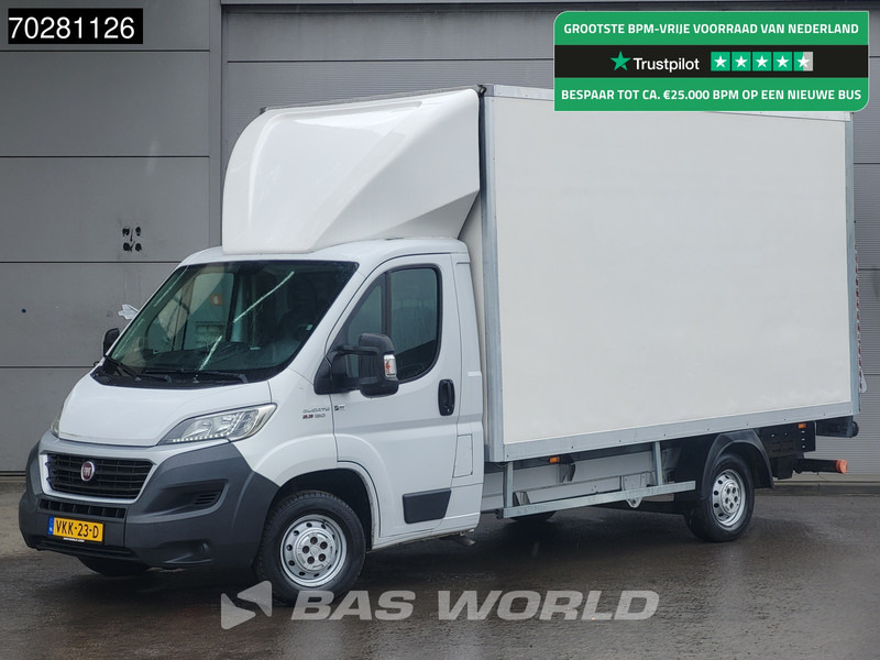 Fiat Ducato 130pk Euro6 Laadklep Bakwagen Zijdeur Airco Cruise Meubelbak Koffer 20m3 Airco Cruise control - Dobozos kisteherautó: 1 kép. Fiat Ducato 130pk Euro6 Laadklep Bakwagen Zijdeur Airco Cruise Meubelbak Koffer 20m3 Airco Cruise control - Dobozos kisteherautó: 1 kép.