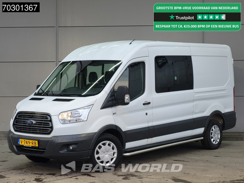 Ford Transit 130pk Dubbel Cabine L3H2 Trekhaak Airco Cruise Camera Parkeersensoren Euro6 DC Doka Mixto Airco Trekhaak Cruise control - Kis furgon: 1 kép. Ford Transit 130pk Dubbel Cabine L3H2 Trekhaak Airco Cruise Camera Parkeersensoren Euro6 DC Doka Mixto Airco Trekhaak Cruise control - Kis furgon: 1 kép.