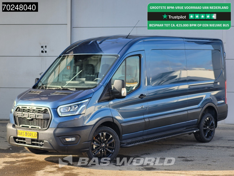Ford Transit 165pk Automaat Limited Black Edition L3H2 Nwe model! Xenon Airco Cruise CarPlay Camera Parkeersensoren Airco Cruise control - Furgon: 1 kép. Ford Transit 165pk Automaat Limited Black Edition L3H2 Nwe model! Xenon Airco Cruise CarPlay Camera Parkeersensoren Airco Cruise control - Furgon: 1 kép.