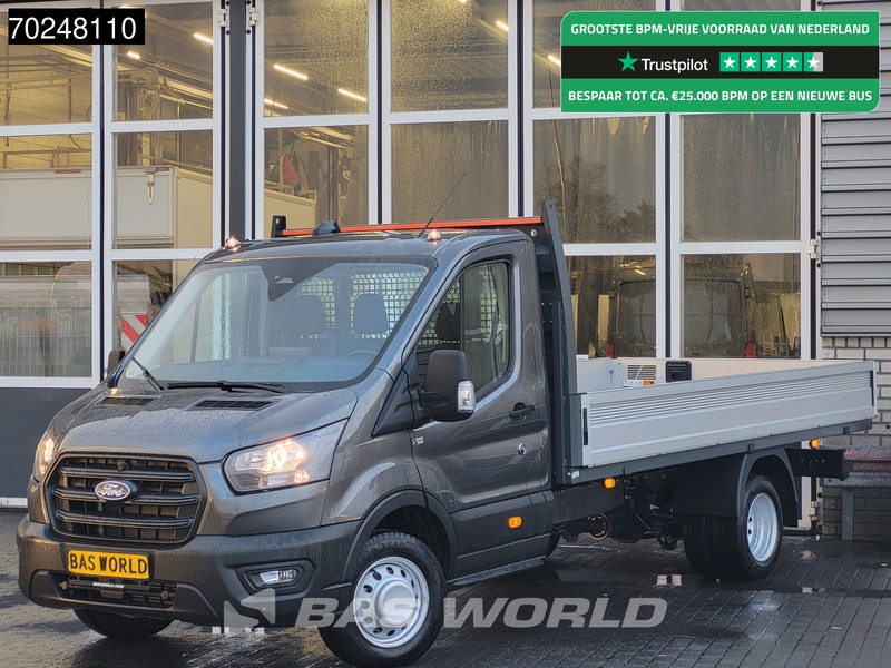 Ford Transit 165pk Open laadbak Dubbellucht Pritsche Trekhaak Airco Cruise Camera Airco Trekhaak Cruise control - Platós kisteherautó: 1 kép. Ford Transit 165pk Open laadbak Dubbellucht Pritsche Trekhaak Airco Cruise Camera Airco Trekhaak Cruise control - Platós kisteherautó: 1 kép.