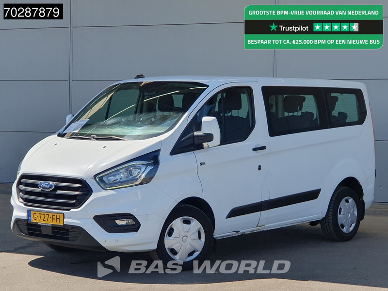 Ford Transit Custom 105pk Personenvervoer Incl.BPM/Ex. BTW 9-Persoons Airco Cruise LED Parkeersensoren Taxi Passenger Transport Kombi Tourer Euro6 L - Minibusz, Kisbusz: 1 kép. Ford Transit Custom 105pk Personenvervoer Incl.BPM/Ex. BTW 9-Persoons Airco Cruise LED Parkeersensoren Taxi Passenger Transport Kombi Tourer Euro6 L - Minibusz, Kisbusz: 1 kép.
