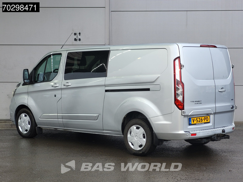 Ford Transit Custom 130PK Dubbel Cabine Automaat 2x Schuifdeur Trekhaak Xenon ACC Navi Camera Parkeersensoren SYNC3-Display APK 03-2026 Euro6 DC Dok - Kis furgon: 2 kép. Ford Transit Custom 130PK Dubbel Cabine Automaat 2x Schuifdeur Trekhaak Xenon ACC Navi Camera Parkeersensoren SYNC3-Display APK 03-2026 Euro6 DC Dok - Kis furgon: 2 kép.