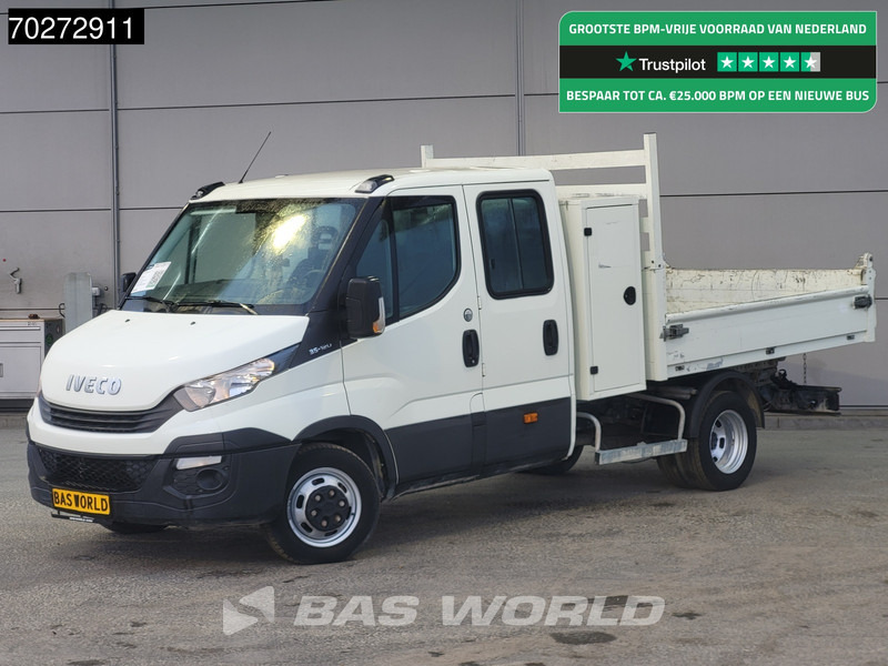 Iveco Daily 35C12 Kipper Dubbel Cabine met Kist Dubbellucht 3,5t Trekhaak Airco Cruise Euro6 Kieper Tipper Benne 1m3 Airco Dubbel cabine Tre - Billenőplatós kisteherautó: 1 kép. Iveco Daily 35C12 Kipper Dubbel Cabine met Kist Dubbellucht 3,5t Trekhaak Airco Cruise Euro6 Kieper Tipper Benne 1m3 Airco Dubbel cabine Tre - Billenőplatós kisteherautó: 1 kép.