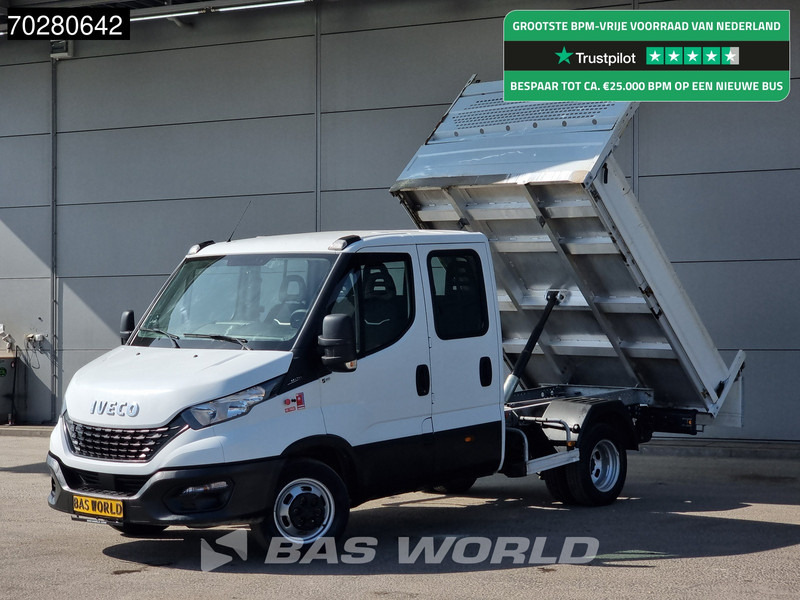 Iveco Daily 35C14 Kipper Dubbel Cabine Dubbellucht 3,5t Trekhaak Airco Cruise Euro6 Tipper Benne Kieper Airco Dubbel cabine Trekhaak Cruise - Billenőplatós kisteherautó: 1 kép. Iveco Daily 35C14 Kipper Dubbel Cabine Dubbellucht 3,5t Trekhaak Airco Cruise Euro6 Tipper Benne Kieper Airco Dubbel cabine Trekhaak Cruise - Billenőplatós kisteherautó: 1 kép.
