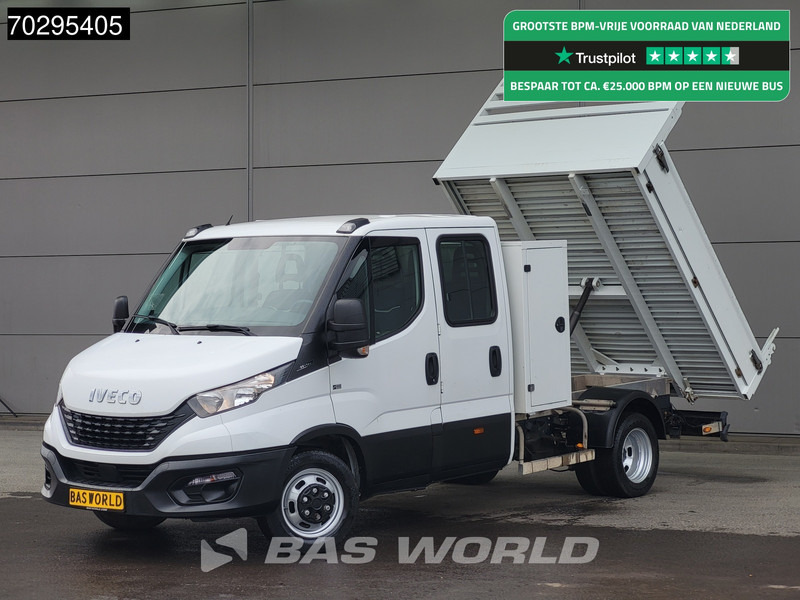 Iveco Daily 35C14 Kipper met Kist Dubbel Cabine Dubbellucht 3,5t Trekhaak Airco Cruise Euro6 Kieper Tipper Benne Airco Trekhaak Cruise contr - Billenőplatós kisteherautó: 1 kép. Iveco Daily 35C14 Kipper met Kist Dubbel Cabine Dubbellucht 3,5t Trekhaak Airco Cruise Euro6 Kieper Tipper Benne Airco Trekhaak Cruise contr - Billenőplatós kisteherautó: 1 kép.
