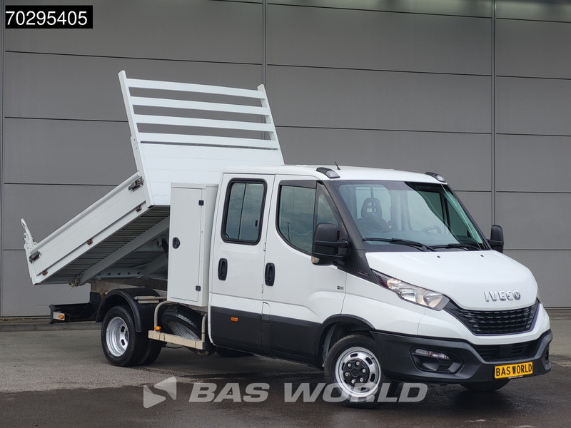 Iveco Daily 35C14 Kipper met Kist Dubbel Cabine Dubbellucht 3,5t Trekhaak Airco Cruise Euro6 Kieper Tipper Benne Airco Trekhaak Cruise contr - Billenőplatós kisteherautó: 3 kép. Iveco Daily 35C14 Kipper met Kist Dubbel Cabine Dubbellucht 3,5t Trekhaak Airco Cruise Euro6 Kieper Tipper Benne Airco Trekhaak Cruise contr - Billenőplatós kisteherautó: 3 kép.