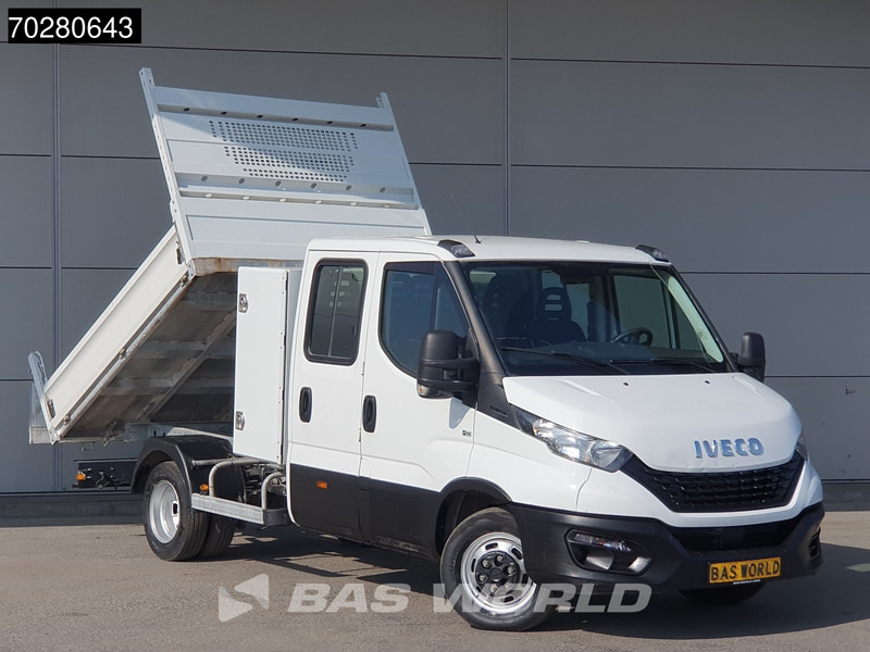 Iveco Daily 35C14 Kipper met Kist Dubbel Cabine Dubbellucht 3,5t Trekhaak Airco Cruise Euro6 Tipper Benne Kieper 2m3 Airco Trekhaak Cruise c - Billenőplatós kisteherautó: 3 kép. Iveco Daily 35C14 Kipper met Kist Dubbel Cabine Dubbellucht 3,5t Trekhaak Airco Cruise Euro6 Tipper Benne Kieper 2m3 Airco Trekhaak Cruise c - Billenőplatós kisteherautó: 3 kép.