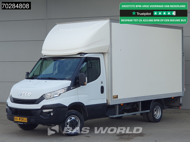 Iveco Daily 35C14 Laadklep Dubbellucht Bakwagen Airco Cruise Euro6 Meubelbak Koffer 21m3 Airco Cruise control - Dobozos kisteherautó: 1 kép. Iveco Daily 35C14 Laadklep Dubbellucht Bakwagen Airco Cruise Euro6 Meubelbak Koffer 21m3 Airco Cruise control - Dobozos kisteherautó: 1 kép.