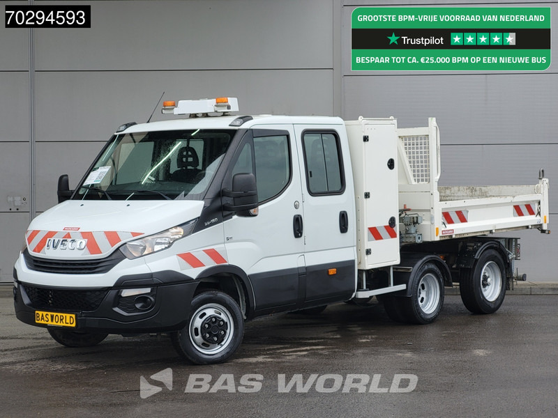 Iveco Daily 35C15 3.0L Kipper met Kist Maxicargo Airco Cruise Camera Euro6 Tipper Benne Kieper 2m3 Airco Dubbel cabine Cruise control - Billenőplatós kisteherautó: 1 kép. Iveco Daily 35C15 3.0L Kipper met Kist Maxicargo Airco Cruise Camera Euro6 Tipper Benne Kieper 2m3 Airco Dubbel cabine Cruise control - Billenőplatós kisteherautó: 1 kép.