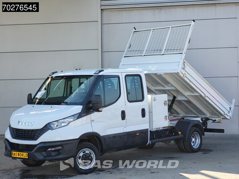 Iveco Daily 35C16 3.0L Dubbel Cabine Kipper met Kist 3,5t trekhaak Tipper Benne Kieper Airco Dubbel cabine Trekhaak Cruise control - Billenőplatós kisteherautó: 1 kép. Iveco Daily 35C16 3.0L Dubbel Cabine Kipper met Kist 3,5t trekhaak Tipper Benne Kieper Airco Dubbel cabine Trekhaak Cruise control - Billenőplatós kisteherautó: 1 kép.