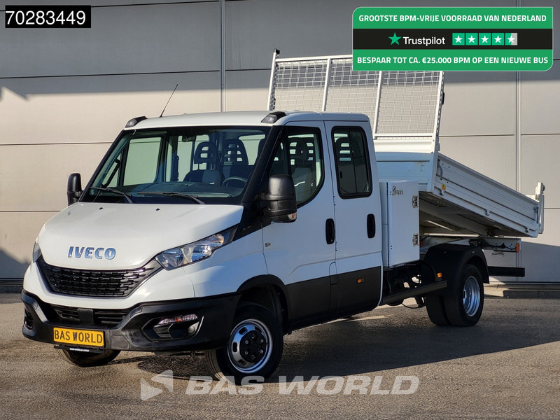 Iveco Daily 35C16 3.0L Kipper Dubbel Cabine met Kist 3,5t trekhaak Dubbellucht Airco Cruise Tipper Benne Kieper 2m3 Airco Trekhaak Cruise co - Billenőplatós kisteherautó: 1 kép. Iveco Daily 35C16 3.0L Kipper Dubbel Cabine met Kist 3,5t trekhaak Dubbellucht Airco Cruise Tipper Benne Kieper 2m3 Airco Trekhaak Cruise co - Billenőplatós kisteherautó: 1 kép.