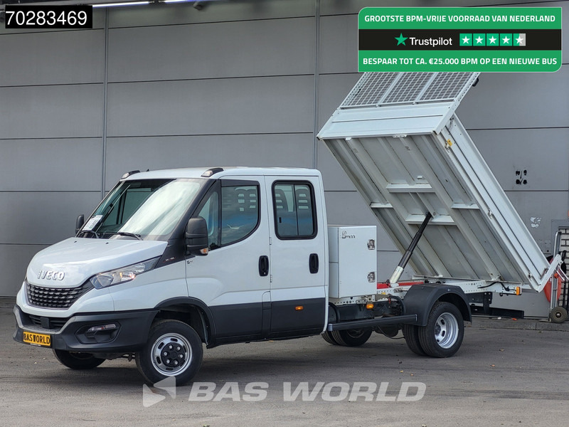 Iveco Daily 35C16 3.0L Kipper met Kist Dubbel Cabine 160PK Dubbellucht 3,5t Trekhaak Navi Airco Cruise Camera Euro6 Kieper Tipper Benne 2m3 - Billenőplatós kisteherautó: 1 kép. Iveco Daily 35C16 3.0L Kipper met Kist Dubbel Cabine 160PK Dubbellucht 3,5t Trekhaak Navi Airco Cruise Camera Euro6 Kieper Tipper Benne 2m3 - Billenőplatós kisteherautó: 1 kép.