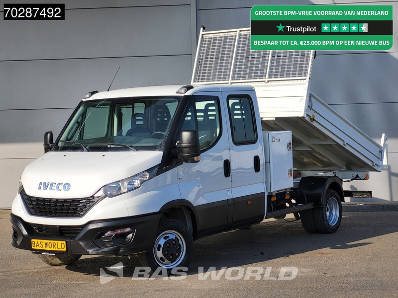 Iveco Daily 35C16 3.0L Kipper met Kist Dubbel Cabine Dubbellucht 3,5t Trekhaak Navi Airco Cruise Camera Euro6 Tipper Benne Kieper 2m3 Airco - Billenőplatós kisteherautó: 1 kép. Iveco Daily 35C16 3.0L Kipper met Kist Dubbel Cabine Dubbellucht 3,5t Trekhaak Navi Airco Cruise Camera Euro6 Tipper Benne Kieper 2m3 Airco - Billenőplatós kisteherautó: 1 kép.