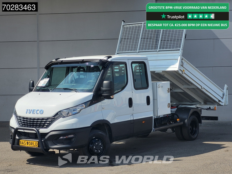 Iveco Daily 35C16 3.0L Special Edition Kipper met Kist Dubbel Cabine Dubbellucht 3,5t Trekhaak Airco Cruise Euro6 Tipper Benne Kieper Airco - Billenőplatós kisteherautó: 1 kép. Iveco Daily 35C16 3.0L Special Edition Kipper met Kist Dubbel Cabine Dubbellucht 3,5t Trekhaak Airco Cruise Euro6 Tipper Benne Kieper Airco - Billenőplatós kisteherautó: 1 kép.