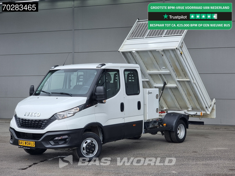 Iveco Daily 35C16 Kipper met Kist Dubbel Cabine Dubbellucht 3,5t Trekhaak Navi Airco Cruise Camera Euro6 Kieper Tipper Benne 2m3 Airco Trekh - Billenőplatós kisteherautó: 1 kép. Iveco Daily 35C16 Kipper met Kist Dubbel Cabine Dubbellucht 3,5t Trekhaak Navi Airco Cruise Camera Euro6 Kieper Tipper Benne 2m3 Airco Trekh - Billenőplatós kisteherautó: 1 kép.