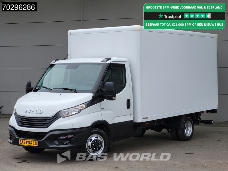 Iveco Daily 35C16 Laadklep Bakwagen Dubbellucht 160PK Airco Euro6 Meubelbak Koffer Airco - Dobozos kisteherautó: 1 kép. Iveco Daily 35C16 Laadklep Bakwagen Dubbellucht 160PK Airco Euro6 Meubelbak Koffer Airco - Dobozos kisteherautó: 1 kép.
