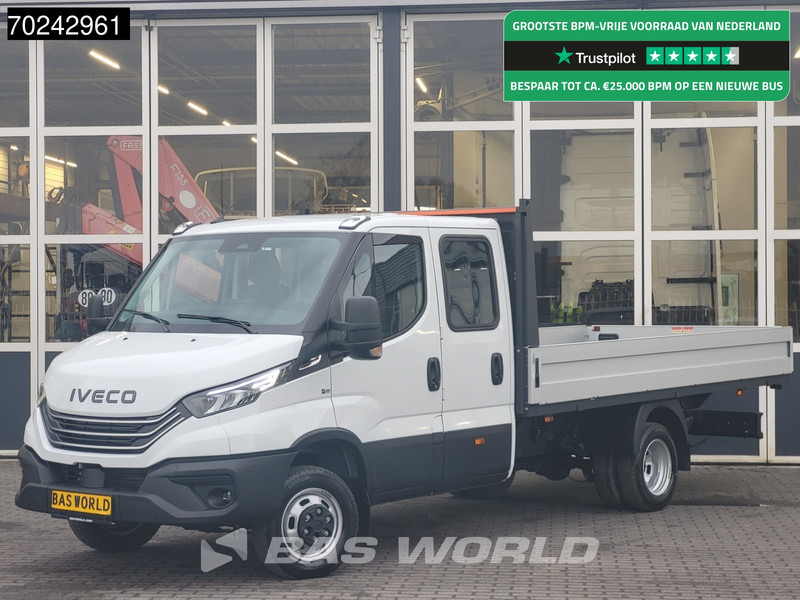 Iveco Daily 35C18 3.0 180PK Nwe model 2025 Dubbel Cabine Open laadbak Navi ACC LED 3,5T Trekvermogen Pritsche Pickup Airco Dubbel cabine - Platós kisteherautó: 1 kép. Iveco Daily 35C18 3.0 180PK Nwe model 2025 Dubbel Cabine Open laadbak Navi ACC LED 3,5T Trekvermogen Pritsche Pickup Airco Dubbel cabine - Platós kisteherautó: 1 kép.