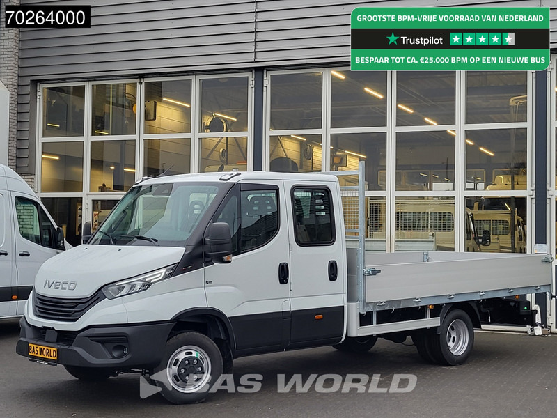 Iveco Daily 35C18 3.0 180PK Nwe model 2025 NL Open laadbak Dubbel Cabine Navi Camera Cruise LED 3,5T Trekvermogen Pritsche Pickup 3m3 Airco - Platós kisteherautó: 1 kép. Iveco Daily 35C18 3.0 180PK Nwe model 2025 NL Open laadbak Dubbel Cabine Navi Camera Cruise LED 3,5T Trekvermogen Pritsche Pickup 3m3 Airco - Platós kisteherautó: 1 kép.