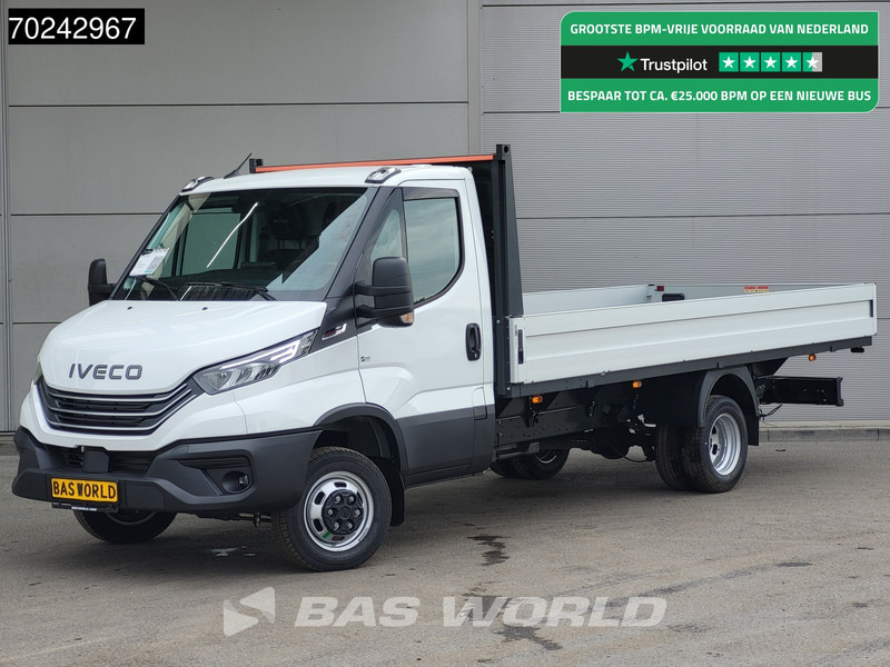Iveco Daily 35C18 3.0L Automaat Nwe model 2025 Open laadbak Navi ACC LED 3,5T Trekvermogen Pritsche Pickup Airco - Platós kisteherautó: 1 kép. Iveco Daily 35C18 3.0L Automaat Nwe model 2025 Open laadbak Navi ACC LED 3,5T Trekvermogen Pritsche Pickup Airco - Platós kisteherautó: 1 kép.