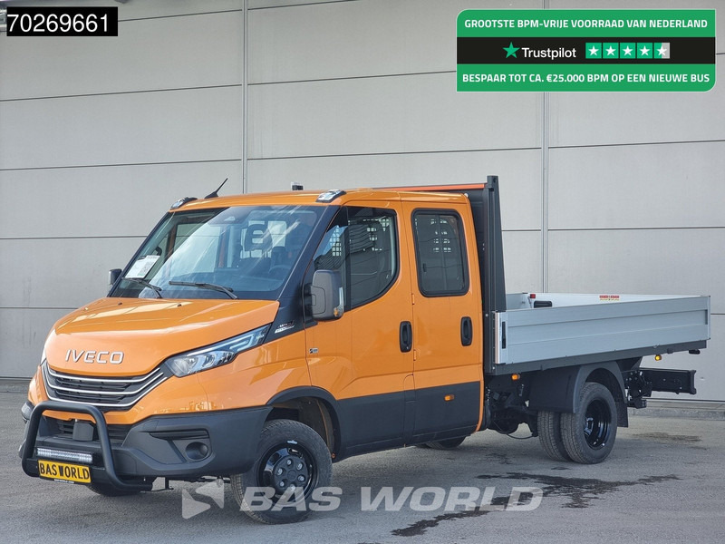 Iveco Daily 35C21 3.0 210PK Black Edition 2025model Dubbel Cabine Open laadbak 3.5t Trekhaak CarPlay ACC LED Pritsche Pickup Airco Dubbel ca - Platós kisteherautó: 1 kép. Iveco Daily 35C21 3.0 210PK Black Edition 2025model Dubbel Cabine Open laadbak 3.5t Trekhaak CarPlay ACC LED Pritsche Pickup Airco Dubbel ca - Platós kisteherautó: 1 kép.