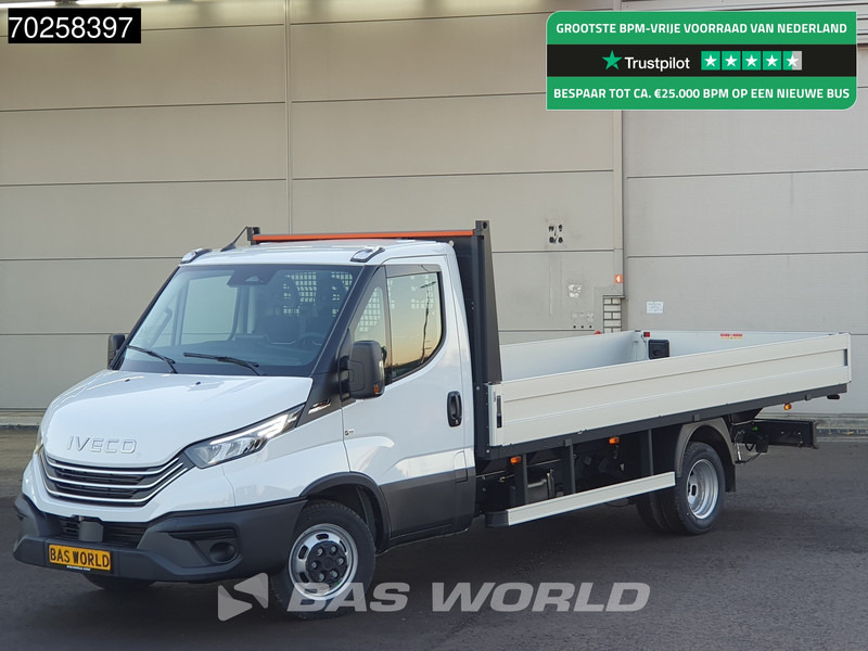 Iveco Daily 35C21 3.0L 210PK 2025model 485cmlang Automaat Open Laadbak Dubbellucht Pickup CarPlay ACC Airco - Platós kisteherautó: 1 kép. Iveco Daily 35C21 3.0L 210PK 2025model 485cmlang Automaat Open Laadbak Dubbellucht Pickup CarPlay ACC Airco - Platós kisteherautó: 1 kép.