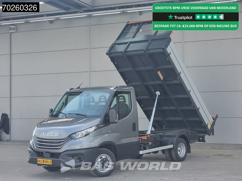 Iveco Daily 35C21 3.0L 210PK Automaat Kipper 2025 ACC Airco CarPlay Tipper Benne Kieper 3m3 Airco - Billenőplatós kisteherautó: 1 kép. Iveco Daily 35C21 3.0L 210PK Automaat Kipper 2025 ACC Airco CarPlay Tipper Benne Kieper 3m3 Airco - Billenőplatós kisteherautó: 1 kép.