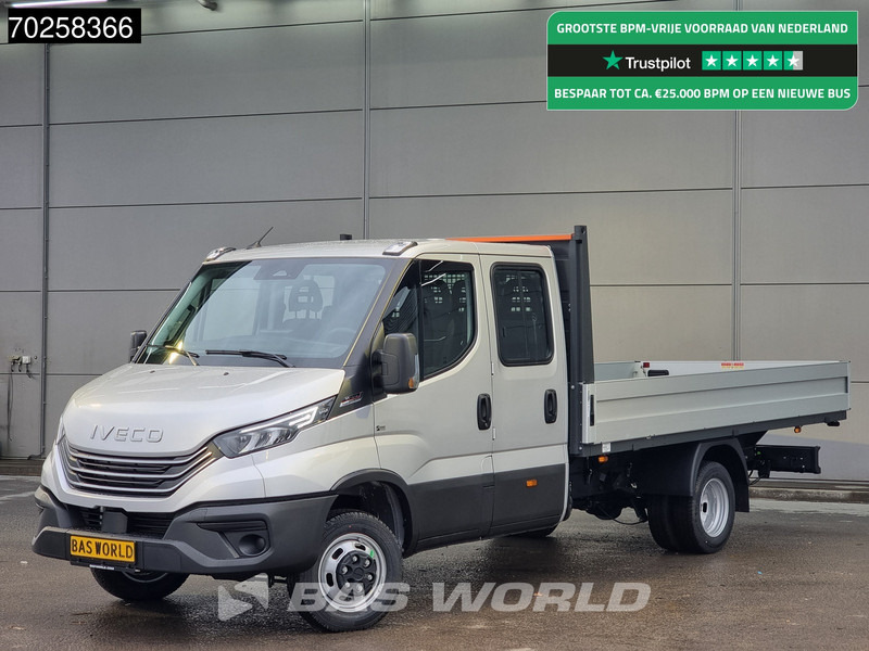 Iveco Daily 35C21 3.0L Automaat 2025model Open laadbak Dubbel Cabine CarPlay ACC LED 3,5T Trekvermogen Pritsche Pickup Airco Dubbel cabine - Platós kisteherautó: 1 kép. Iveco Daily 35C21 3.0L Automaat 2025model Open laadbak Dubbel Cabine CarPlay ACC LED 3,5T Trekvermogen Pritsche Pickup Airco Dubbel cabine - Platós kisteherautó: 1 kép.