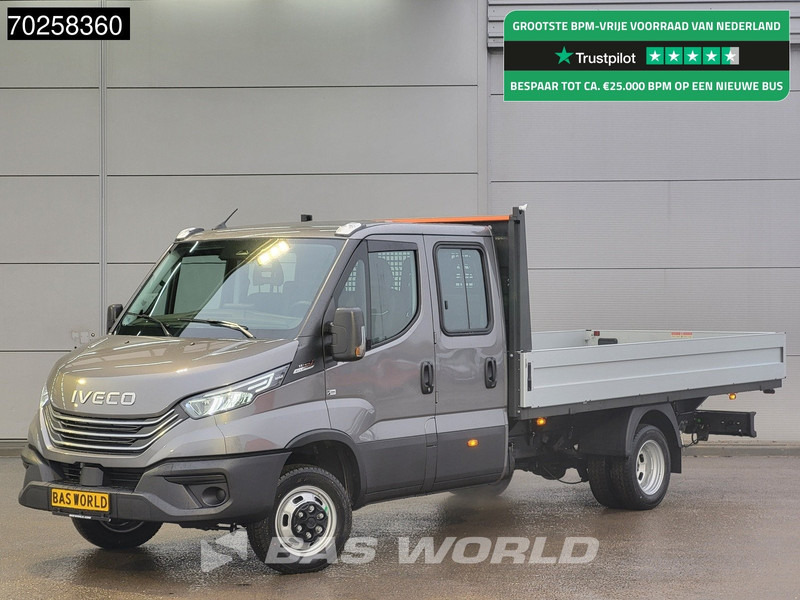 Iveco Daily 35C21 3.0L Automaat 210PK 2025-Model Open laadbak Dubbel Cabine Dubbellucht CarPlay ACC LED 3,5T Trekvermogen Euro6 Pritsche Pic - Platós kisteherautó: 1 kép. Iveco Daily 35C21 3.0L Automaat 210PK 2025-Model Open laadbak Dubbel Cabine Dubbellucht CarPlay ACC LED 3,5T Trekvermogen Euro6 Pritsche Pic - Platós kisteherautó: 1 kép.