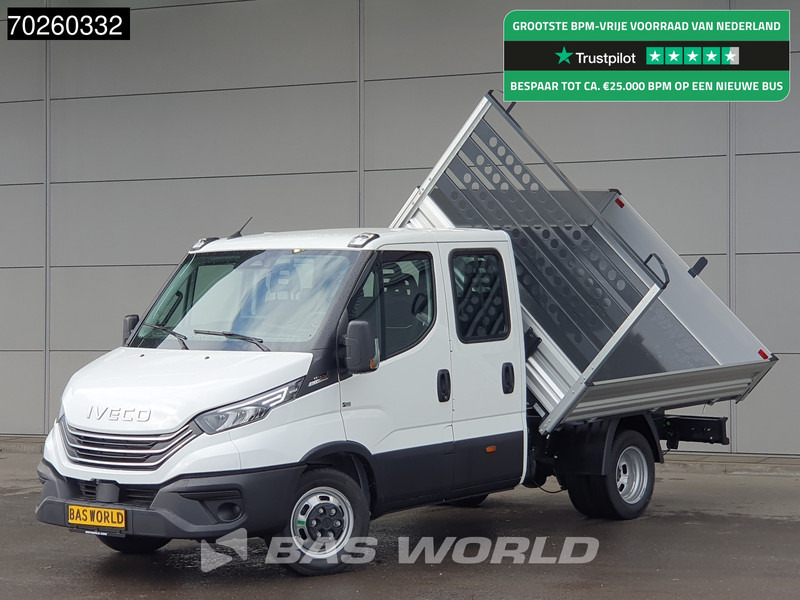 Iveco Daily 35C21 3-Zijdige Kipper Dubbel Cabine 210PK 3.0L Dubbellucht 3,5t Trekhaak ACC Airco LED Camera CarPlay Euro6 Tipper Benne Kieper - Billenőplatós kisteherautó: 1 kép. Iveco Daily 35C21 3-Zijdige Kipper Dubbel Cabine 210PK 3.0L Dubbellucht 3,5t Trekhaak ACC Airco LED Camera CarPlay Euro6 Tipper Benne Kieper - Billenőplatós kisteherautó: 1 kép.