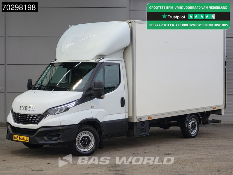 Iveco Daily 35S16 Laadklep Zijdeur Bakwagen 160PK ACC LED Navi Airco Camera Standkachel Euro6 Meubelbak Koffer Airco - Dobozos kisteherautó: 1 kép. Iveco Daily 35S16 Laadklep Zijdeur Bakwagen 160PK ACC LED Navi Airco Camera Standkachel Euro6 Meubelbak Koffer Airco - Dobozos kisteherautó: 1 kép.