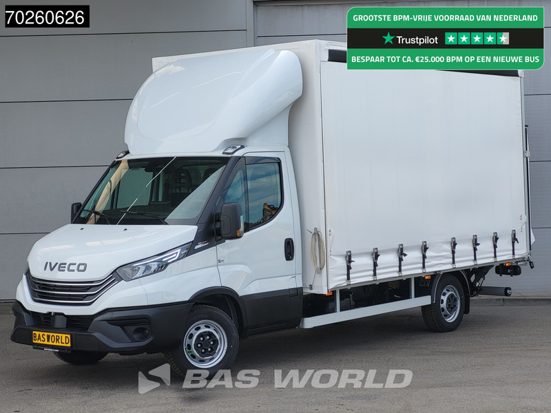 Iveco Daily 35S21 3.0L 210PK Automaat Schuifzeilen Laadklep ACC LED CarPlay Euro6 Schuifzeil Zeilen Koffer Meubelbak Bakwagen Airco - Ponyvás kisteherautó: 1 kép. Iveco Daily 35S21 3.0L 210PK Automaat Schuifzeilen Laadklep ACC LED CarPlay Euro6 Schuifzeil Zeilen Koffer Meubelbak Bakwagen Airco - Ponyvás kisteherautó: 1 kép.