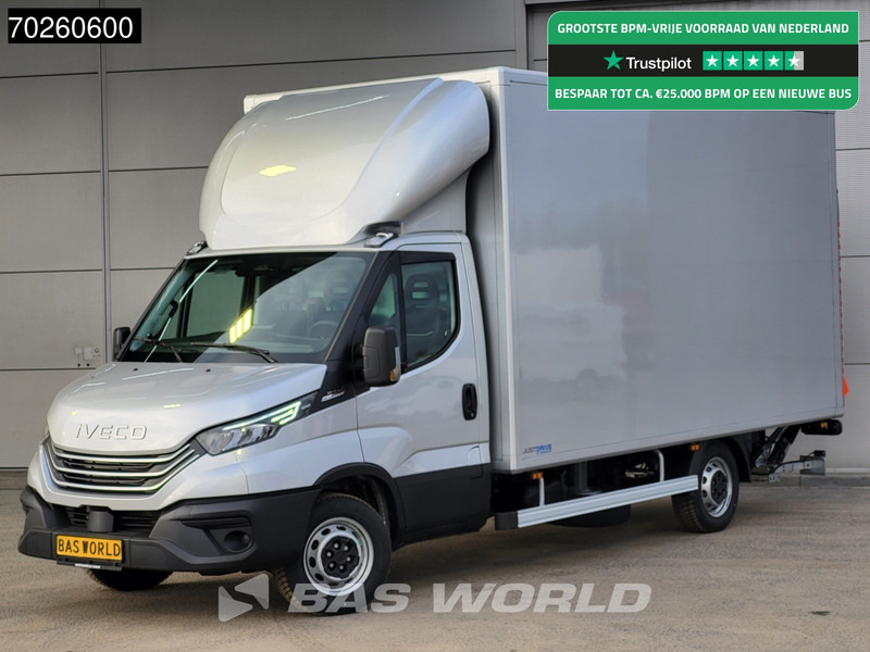 Iveco Daily 35S21 3.0L Automaat Laadklep Zijdeur ACC LED CarPlay Lat om Lat D'Hollandia 3,5t Trekvermogen Meubelbak Koffer Bakwagen Airco - Dobozos kisteherautó: 1 kép. Iveco Daily 35S21 3.0L Automaat Laadklep Zijdeur ACC LED CarPlay Lat om Lat D'Hollandia 3,5t Trekvermogen Meubelbak Koffer Bakwagen Airco - Dobozos kisteherautó: 1 kép.