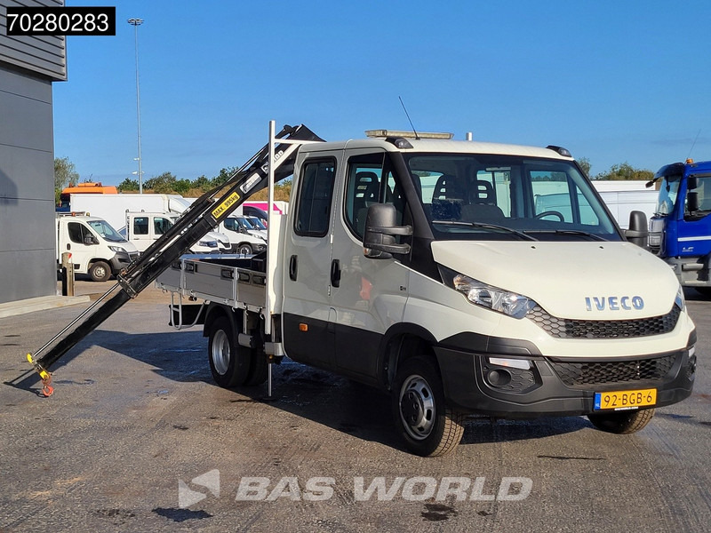 Iveco Daily 50C17 3,0L Automaat 170PK HIAB 017T-2 DC Open laadbak Dubbellucht Airco Euro6 Pickup Crane Kraanwagen Kranwagen Pritsche Airco D - Platós kisteherautó: 3 kép. Iveco Daily 50C17 3,0L Automaat 170PK HIAB 017T-2 DC Open laadbak Dubbellucht Airco Euro6 Pickup Crane Kraanwagen Kranwagen Pritsche Airco D - Platós kisteherautó: 3 kép.